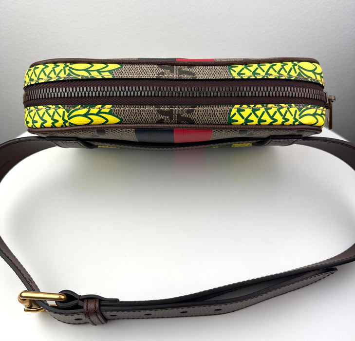 Gucci Pineapple Print GG Supreme Belt Bag