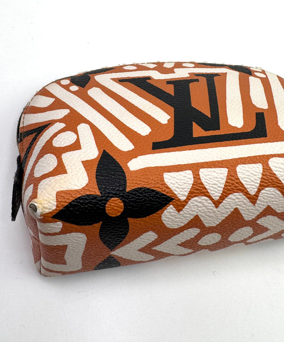 Louis Vuitton Cream/Caramel Monogram Canvas Crafty Cosmetic Pouch