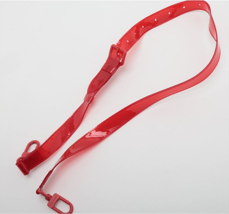 Louis Vuitton Virgil Abloh Red Monogram PVC Keepall Bandouliére 50