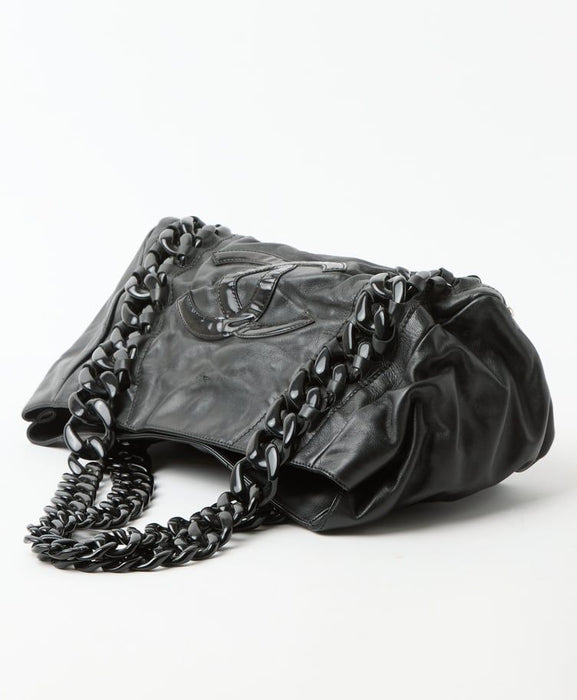 Chanel Calfskin Rhodoid Modern Chain East West Tote bag