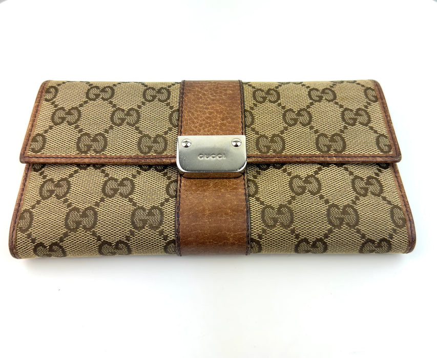 Gucci Continental Beige Wallet