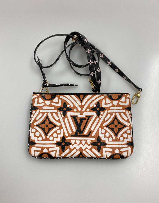 Louis Vuitton Monogram Giant Crafty Double Zip Pochette