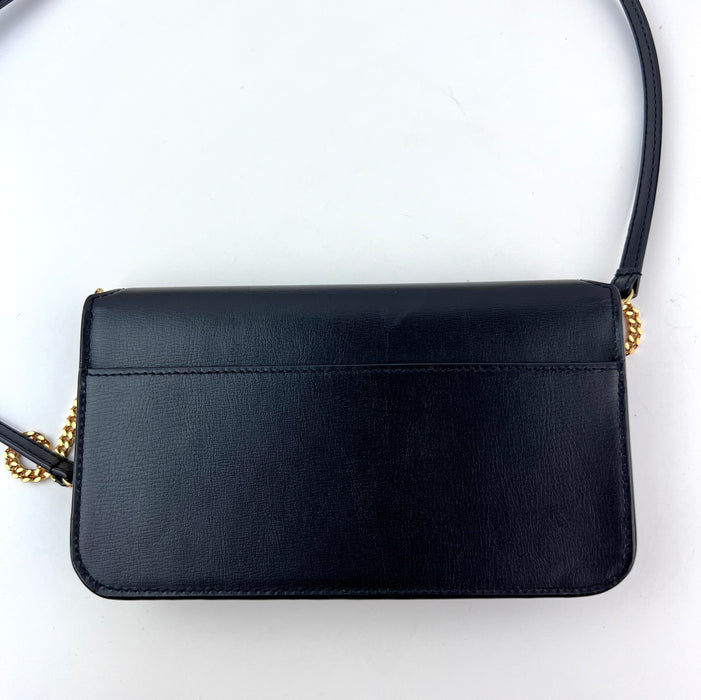 Saint Laurent Monogram Phone Holder Crossbody Bag in Leather