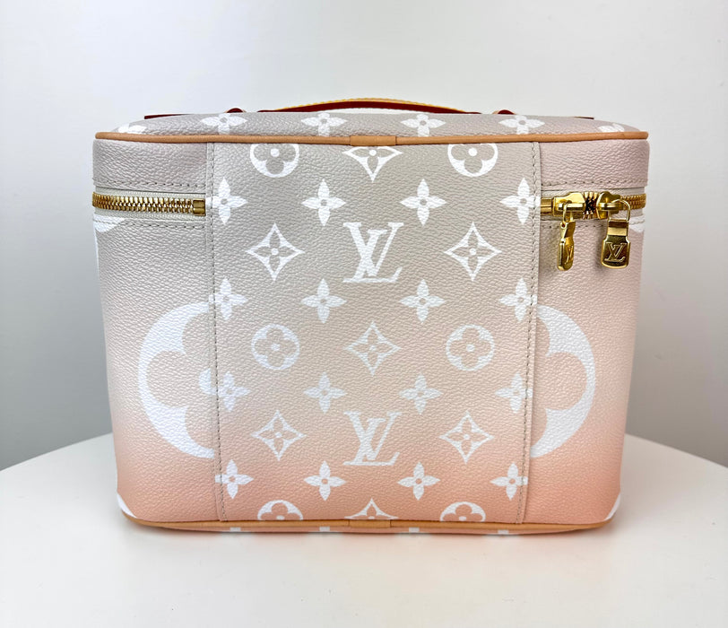 Louis Vuitton By The Pool Nice BB Monogram Giant Canvas Vanity Case Brume