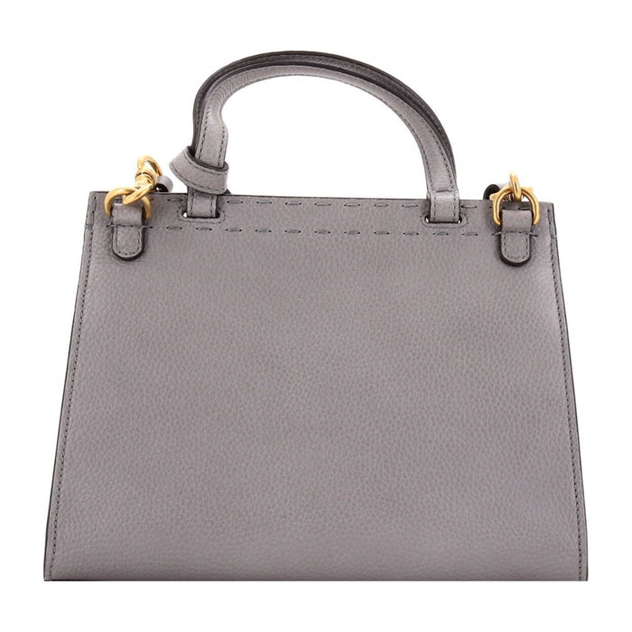Gucci Calfskin GG Marmont Top Handle Bag