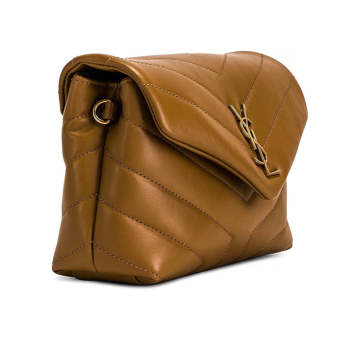 Saint Laurent Loulou Toy Bag in Dark Natural