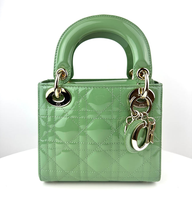 Dior Mini Lady Dior Bag in Patent Calfskin