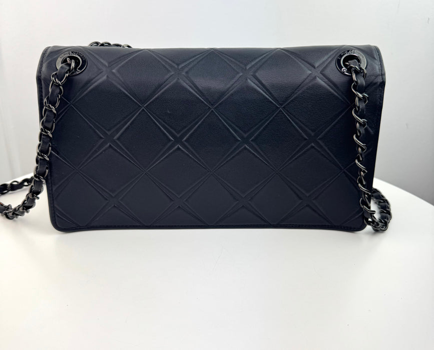 Chanel Calfskin Small Propeller Flap Black