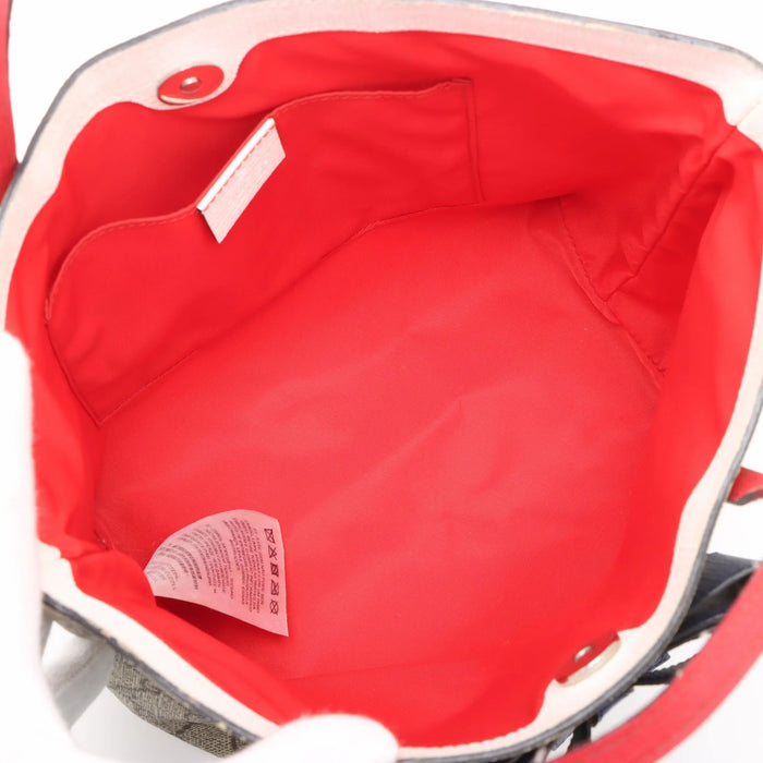 Gucci Bow Kid's Tote GG Coated Canvas