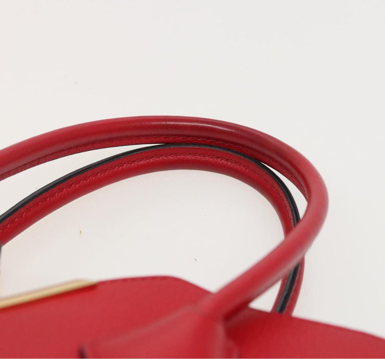 Louis Vuitton Calfskin Monogram Kimono Tote  Pm Cherry