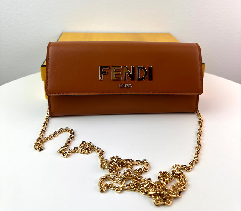 Fendi Roma continental Chain wallet