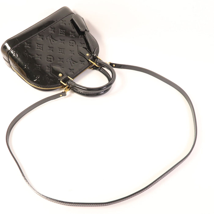 Louis Vuitton Monogram Vernis Alma BB Black