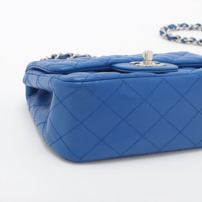 Chanel Lambskin Quilted Mini Square Flap