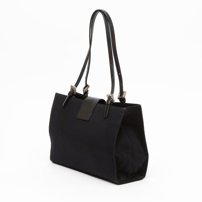 Fendi Leather-Trimmed Neoprene Shoulder