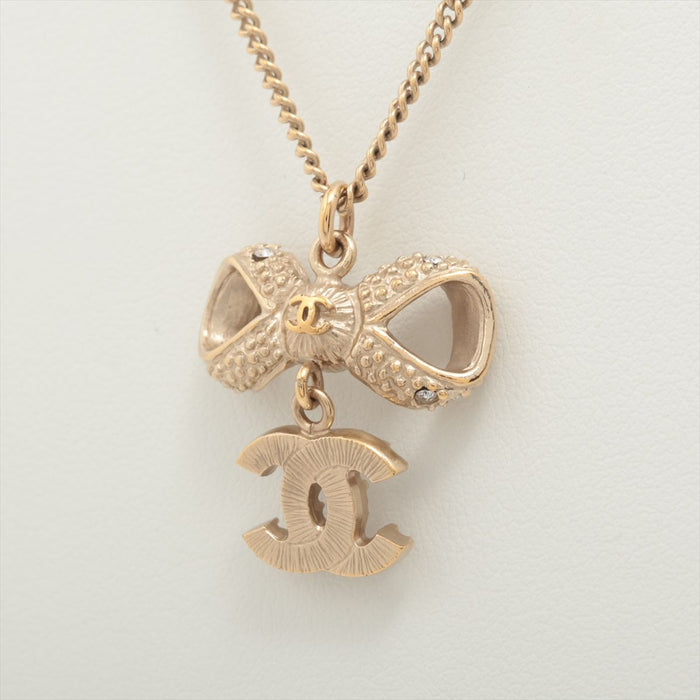 Chanel Coco Mark Ribbon Necklace B 16V