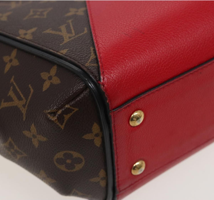 Louis Vuitton Calfskin Monogram Kimono Tote  Pm Cherry
