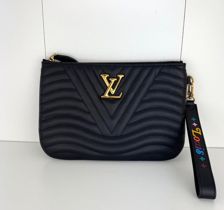 Louis Vuitton New wave Clutch black