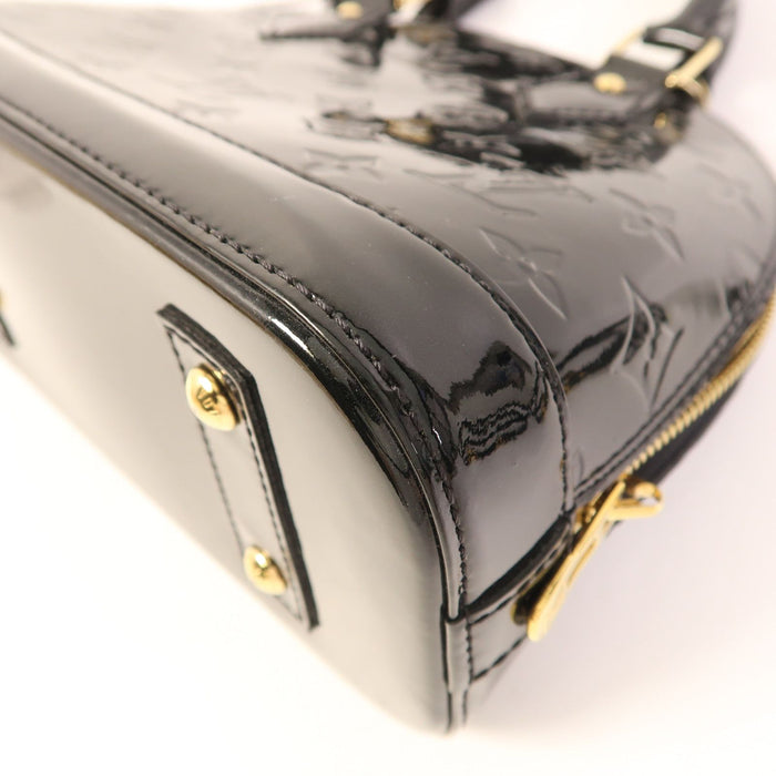 Louis Vuitton Monogram Vernis Alma BB Black