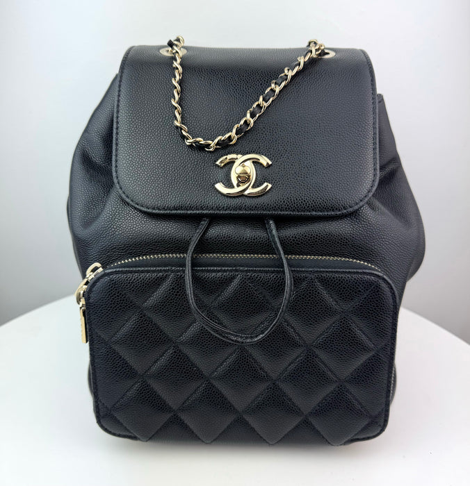 Chanel Business Affinity Backpack Caviar Small — LSC INC