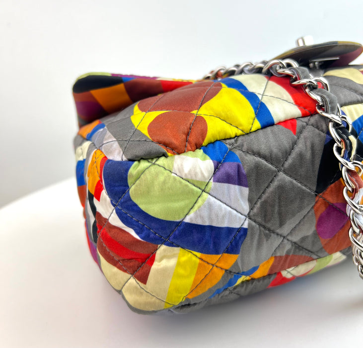 Chanel Nylon Printed Small Coco Color Flap Multicolor