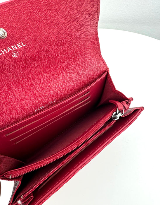 Chanel Caviar Quilted Medium Boy Flap Wallet