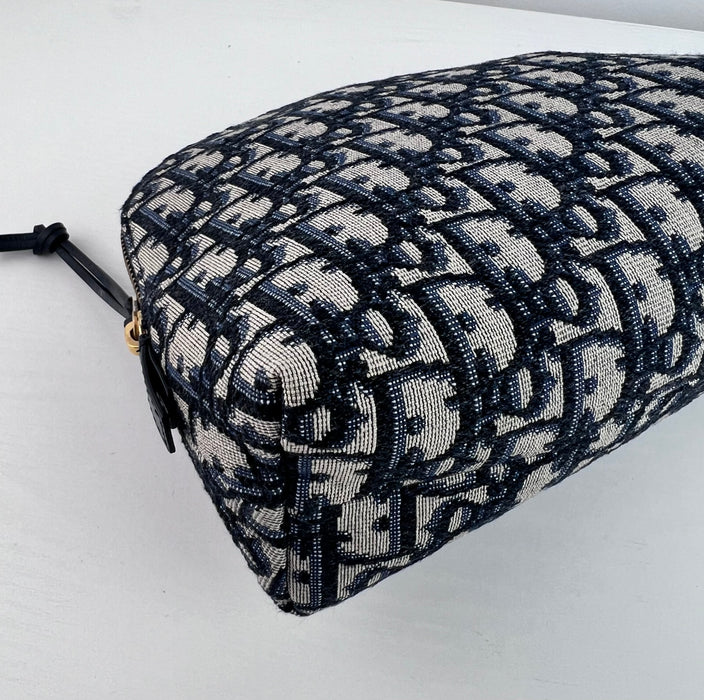 Dior Oblique Large Beauty Pouch Bleu