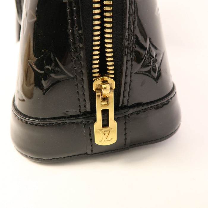 Louis Vuitton Monogram Vernis Alma BB Black