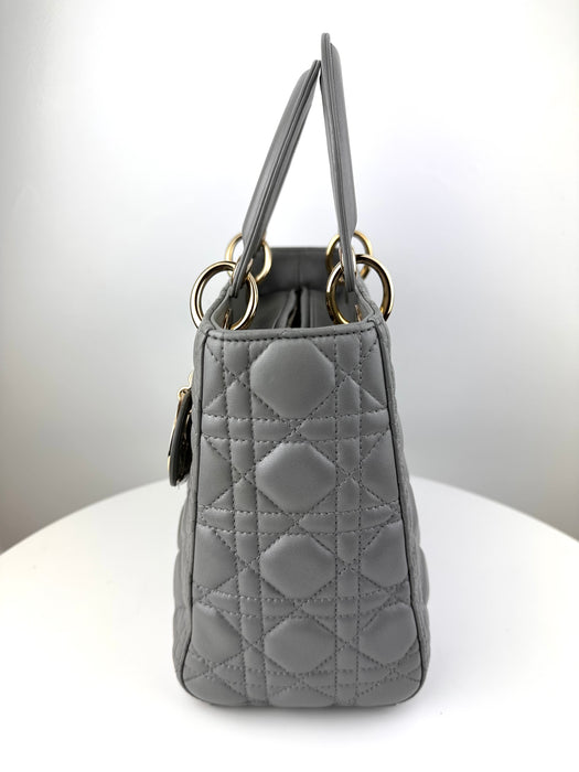 Dior Lambskin Cannage Medium Lady Dior