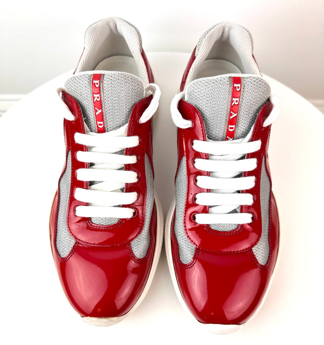 Prada America’s Cup sneakers Red