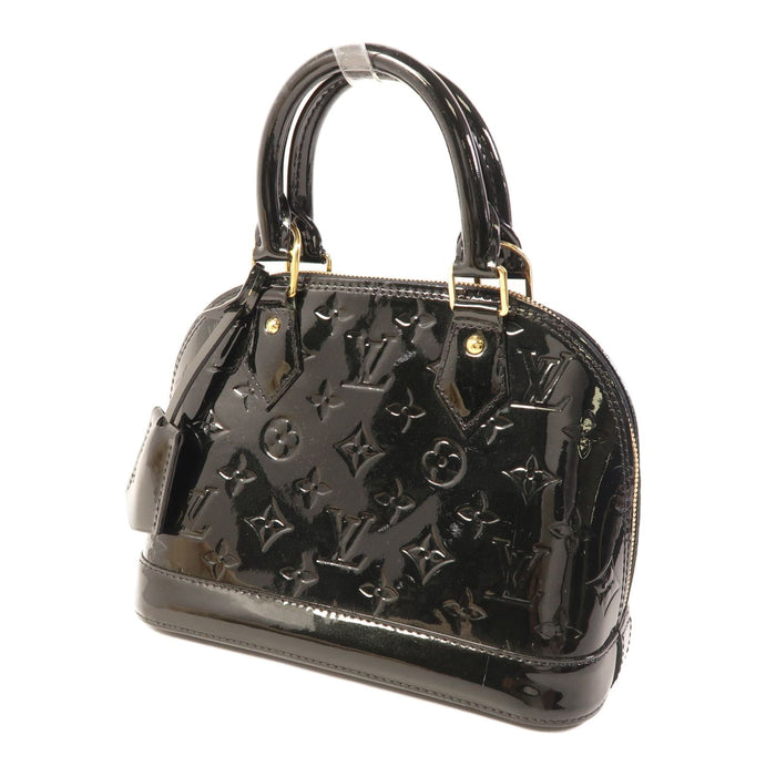 Louis Vuitton Monogram Vernis Alma BB Black
