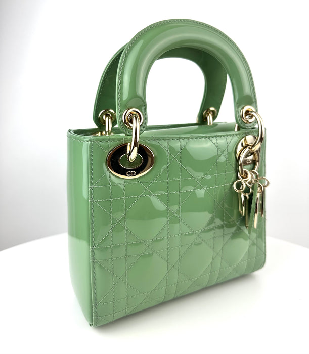 Dior Mini Lady Dior Bag in Patent Calfskin