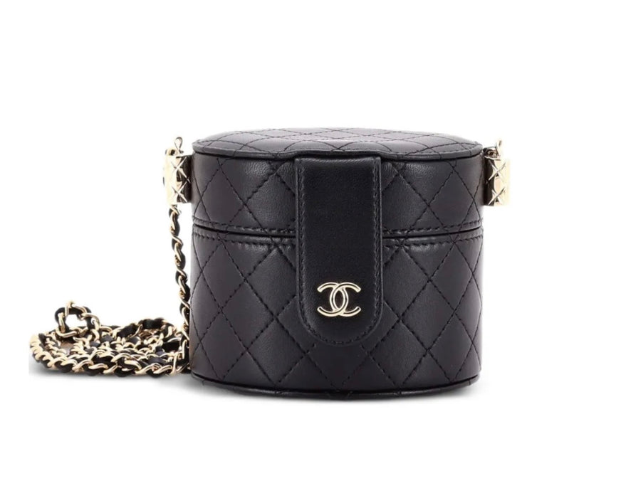 Chanel Vanity Case Chain Quilted Lambskin Mini crossbody bag