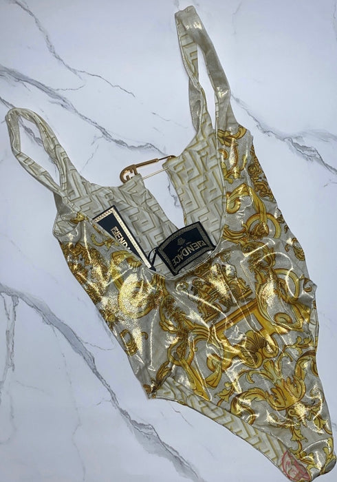 Fendace Gold One Piece Swimsuit