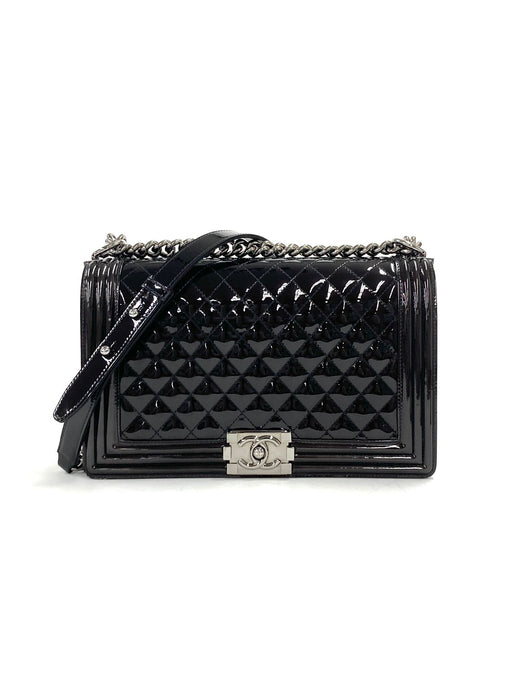 Chanel Medium Patent Boy Bag