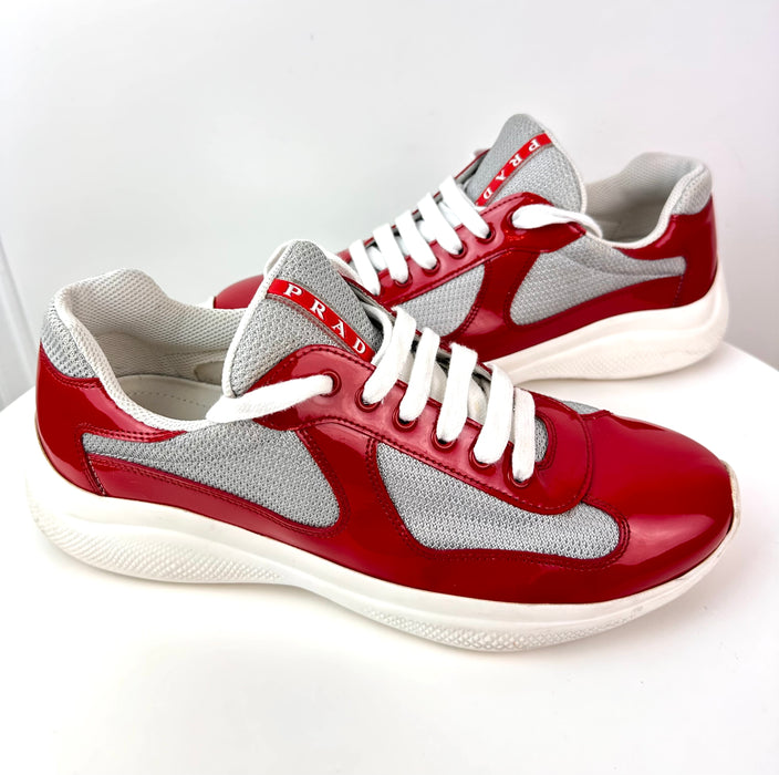 Prada America’s Cup sneakers Red