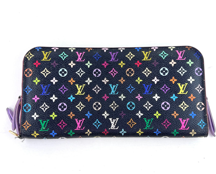 Louis Vuitton Insolite Wallet in Murakami Black Multicolour Monogram