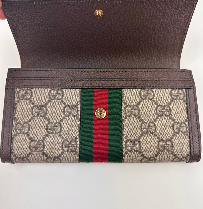 Gucci Ophidia GG continental wallet