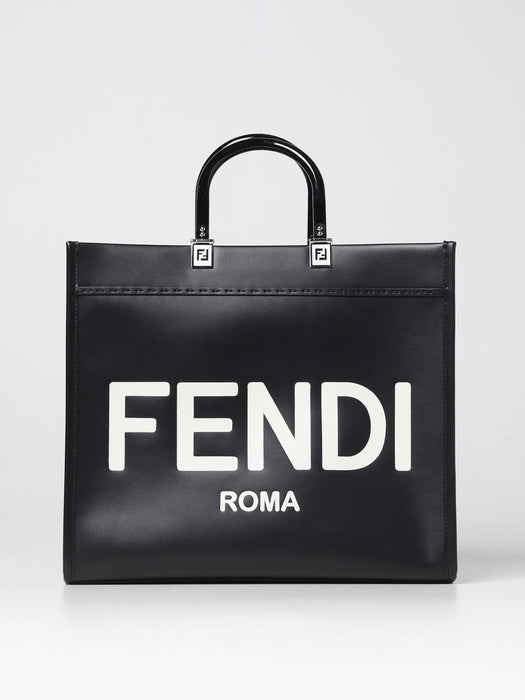 Fendi Medium Sunshine Shopper Black