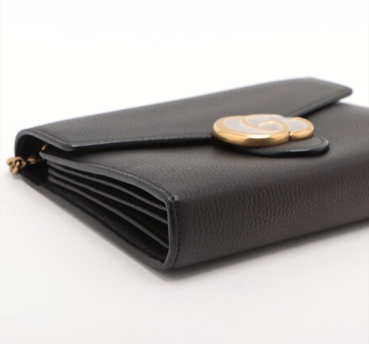 Gucci GG Black Marmont Chain Bag