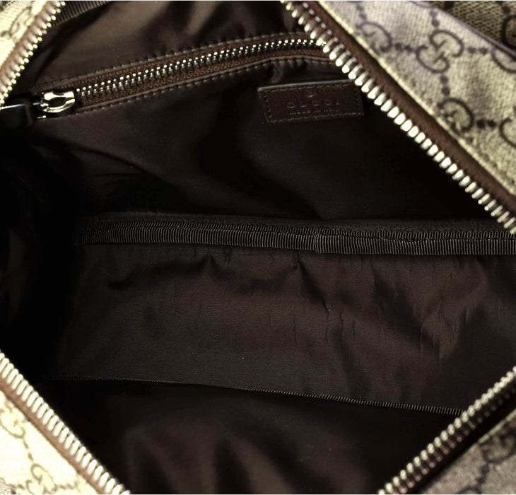 Gucci Supreme Small Messenger Bag Beige