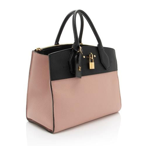 Louis Vuitton City Steamer MM Pebbled Calf