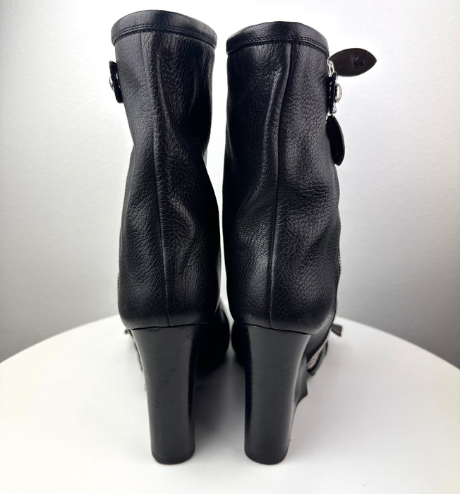 Louis Vuitton Patti Wedge Half Boots