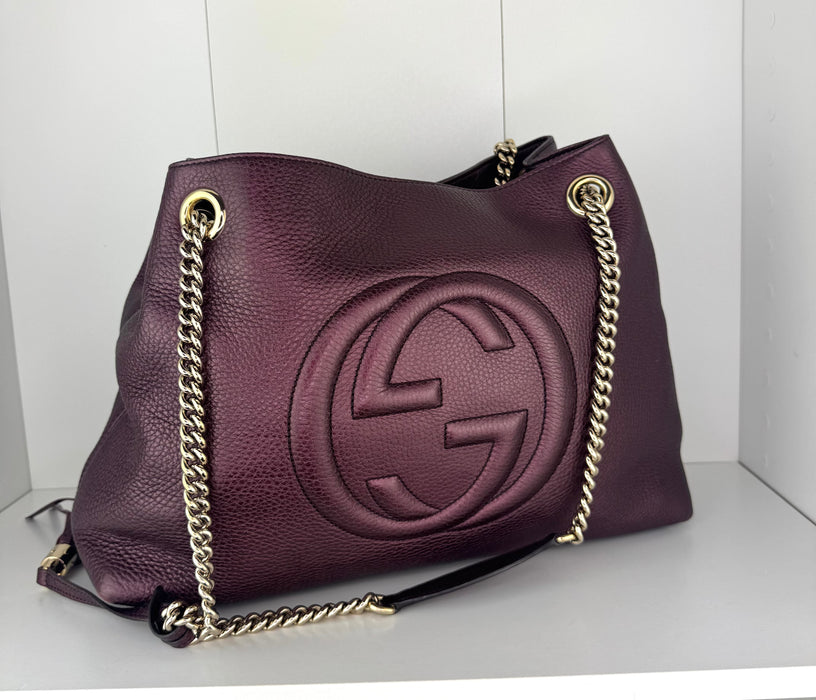 Gucci Soho Leather Medium Shoulder Bag