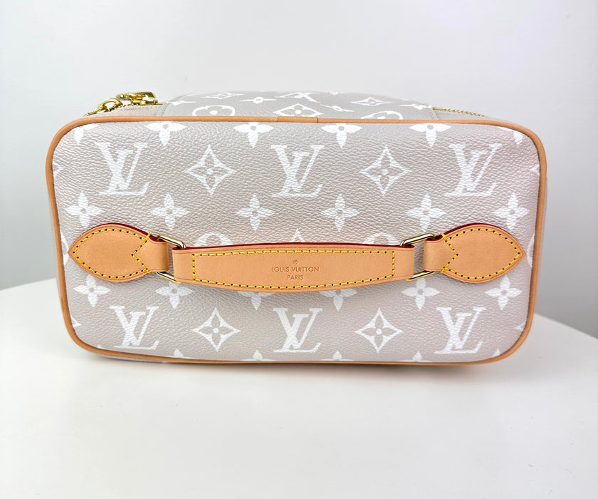 Louis Vuitton By The Pool Nice BB Monogram Giant Canvas Vanity Case Brume