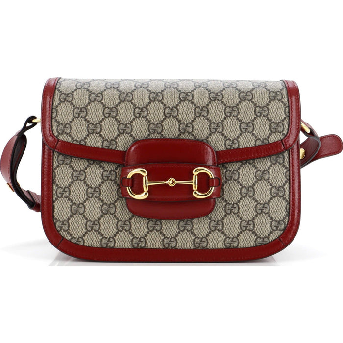 Gucci Horsebit 1955 Shoulder Bag GG Coated Canvas crossbody bag