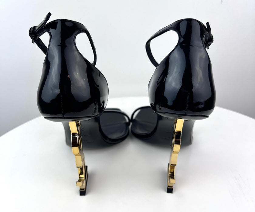 Saint Laurent Opyum Ysl Logo-heel Sandals
