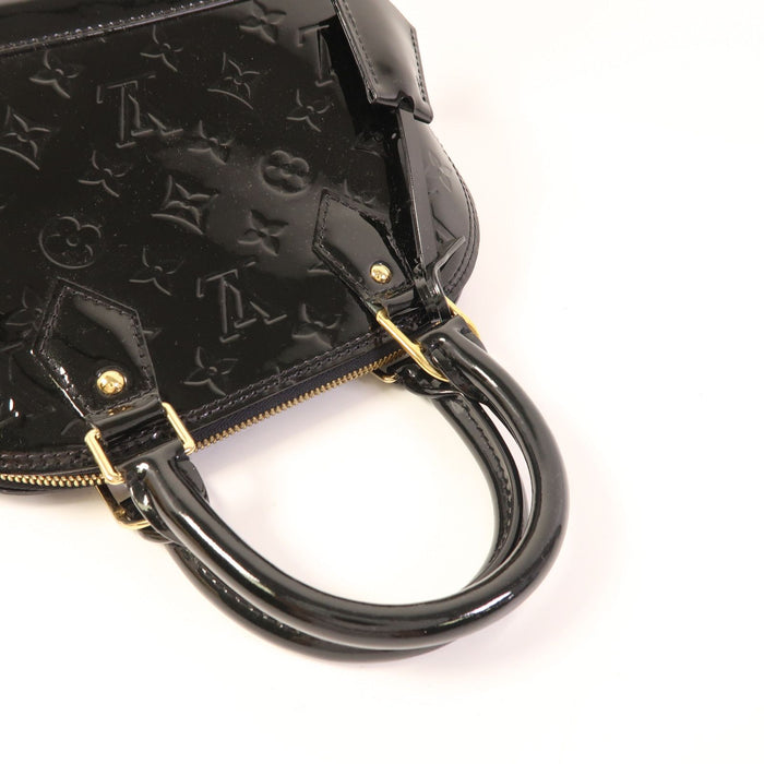 Louis Vuitton Monogram Vernis Alma BB Black