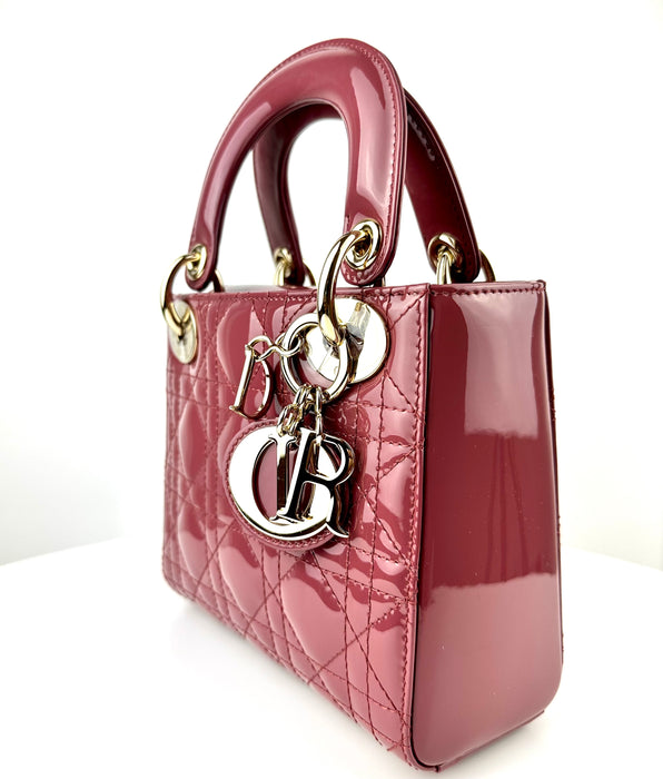 Dior Mini Lady Dior Bag in Patent Calfskin