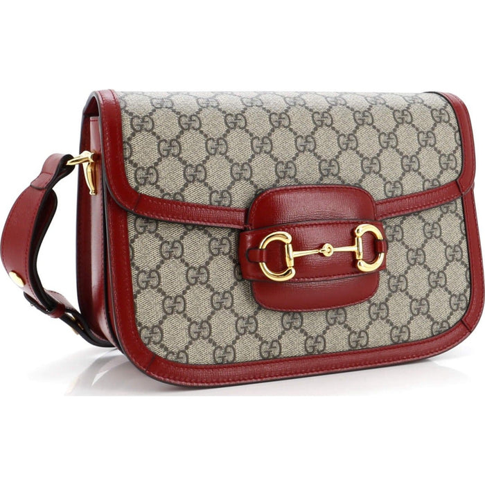Gucci Horsebit 1955 Shoulder Bag GG Coated Canvas crossbody bag