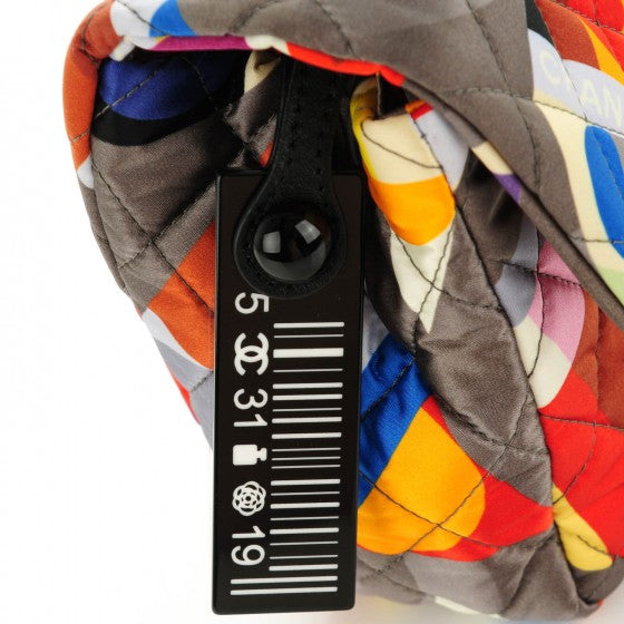 Chanel Nylon Printed Small Coco Color Flap Multicolor
